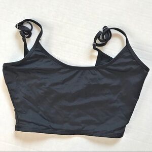 Bikini Lab Black Swim Top, Small